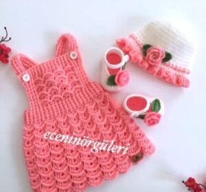 DIY Falda con peto para bebé