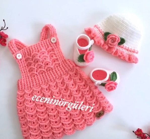 DIY Falda con peto para bebé