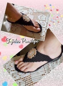 DIY Sandalias tejidas a crochet paso a paso