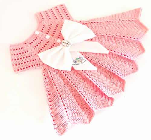 DIY Vestido niña a crochet