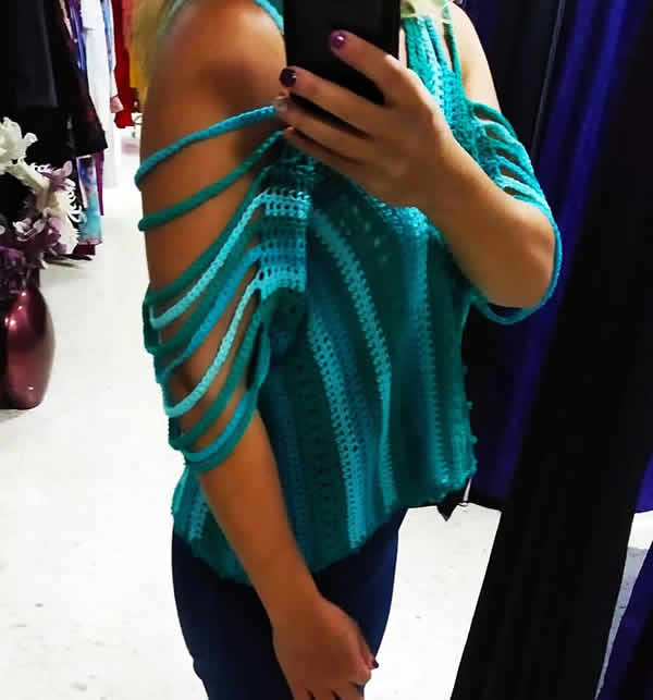 Blusa Top Valeria a Crochet paso a paso