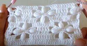 Punto fantasía a crochet para mantas