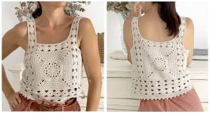 DIY Top Nazarí a crochet