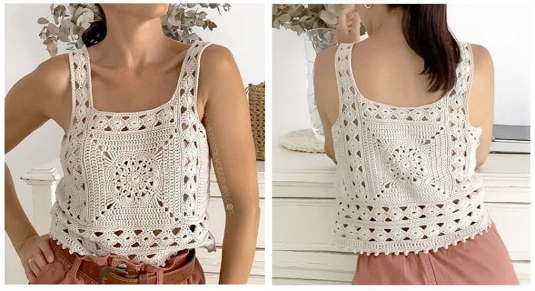 DIY Top Nazarí a crochet