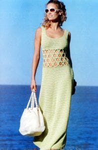 Vestido con argollas