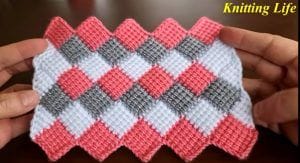 Punto tunecino a crochet