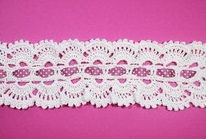 Diadema cinta vintage tejida a crochet