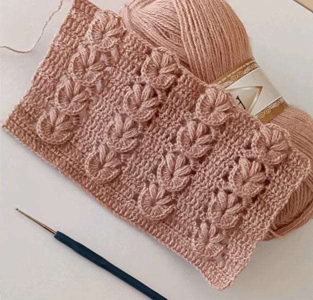 Punto de fantasía a crochet