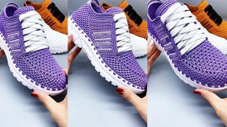 DIY Deportivas a crochet paso a paso