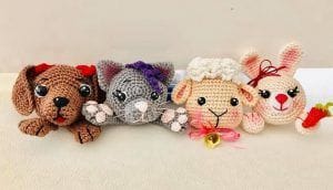 DIY Fundas para tazas de animales amigurumi
