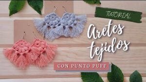 Pendientes a crochet