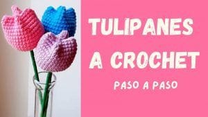 DIY Tulipanes a crochet