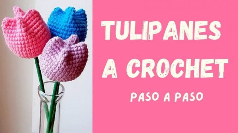 DIY Tulipanes a crochet