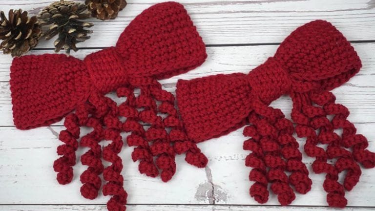 DIY Lazo grande a crochet