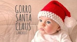 Gorro Papá Noel Ganchillo o Crochet