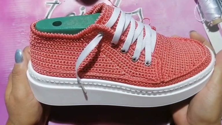 Calzado tejido a crochet