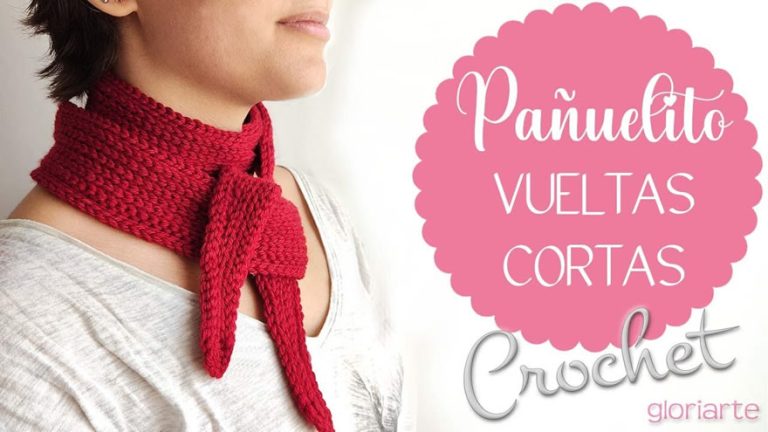 Pañuelo de Cuello Corto a Crochet